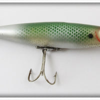 Vintage Heddon Green Shad Dying Flutter Lure