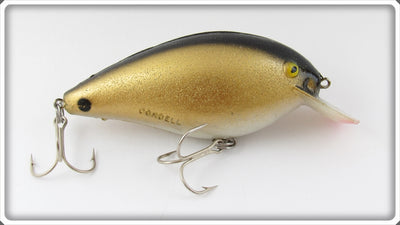 Vintage Cotton Cordell Gold & Black Big O Lure 