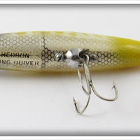 Heddon Silver & Yellow Dying Quiver