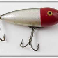 Vintage Heddon Red Head Shiner Baby Zara Lure