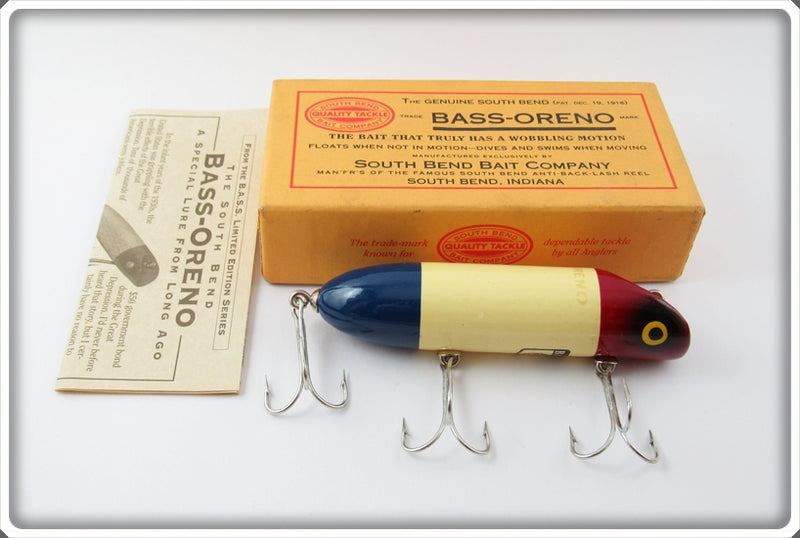 South Bend Collector's Series Bass Oreno Lure In Box For Sale