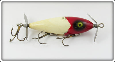 Vintage South Bend Red Arrowhead White Nip I Diddee Lure