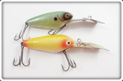 Heddon Deep 6 Pair: Green Shad & Yellow Scale