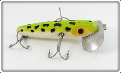 Vintage Fred Arbogast Frog Spot Musky Jitterbug Lure 