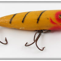 Vintage Nichols Yellow Black Ribs Pico Plunker Lure 
