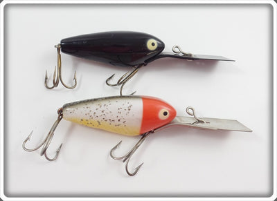 Heddon Deep 6 Pair: Red Head Flitter & Black