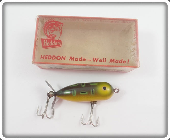 Heddon Bullfrog Tiny Torpedo In Correct Box