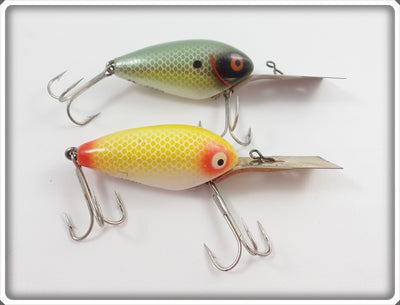 Heddon Deep 6 Pair: Green Shad & Yellow Scale