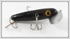 Vintage Fred Arbogast Black Musky Jitterbug Lure 