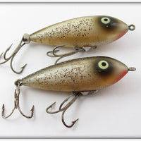 Vintage Heddon Silver Flitter Baby Zara Lure Pair
