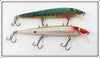 Vintage Smithwick Striped & Chrome Rogue Lure Pair
