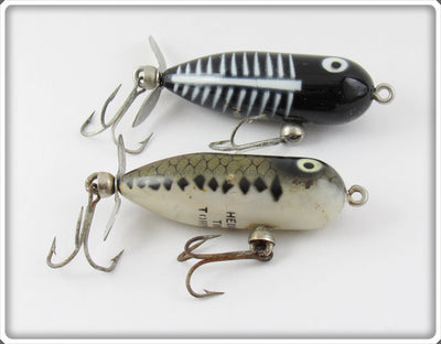 Heddon Black Shore & Baby Bass Tiny Torpedo Lure Pair