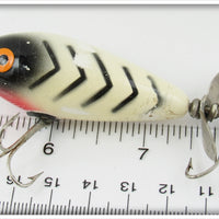 Bomber White Black Ribs Top Bomber