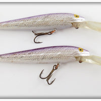 Vintage Rebel Purple Minnow Lure Pair 