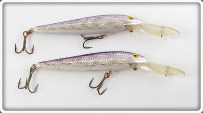 Vintage Rebel Purple Minnow Lure Pair 