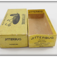 Arbogast Red & White Jitterbug In Cardboard Box