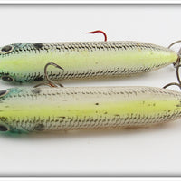 Heddon Yellow Back Super Spook Jr Pair