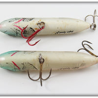 Heddon Yellow Back Super Spook Jr Pair