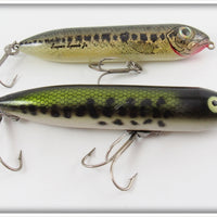 Heddon Baby Bass Super Spook Jr & Zara Spook Lure Pair