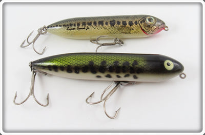 Heddon Baby Bass Super Spook Jr & Zara Spook Lure Pair