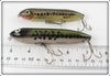 Heddon Baby Bass Super Spook Jr & Zara Spook Pair