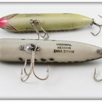 Heddon Baby Bass Super Spook Jr & Zara Spook Pair