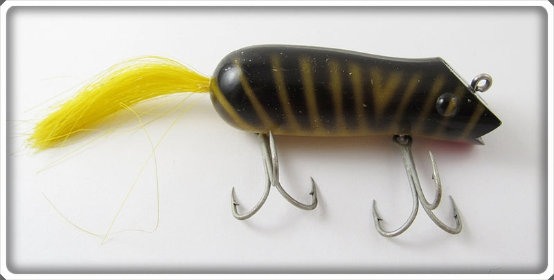 creek chub mouse fishing lure Vintage Creek Chub Tiger Stripe Mouse Lure For Sale