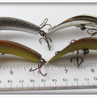 Helin U20 Flatfish Lot Of Four