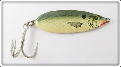 Vintage Bomber Bait Co Natural Finish Slab Spoon Lure