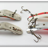 Vintage Helin Swimmerspoon Lure Lot Of Four