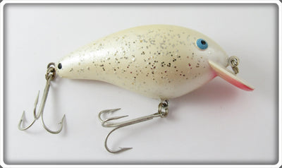Vintage Shakespeare White Glitter Big Shaker Lure