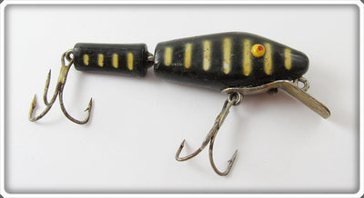 Vintage L&S Black White Stripes Panfish Sinker Lure