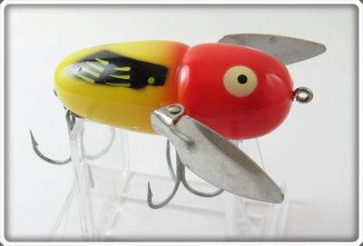 Heddon Yellow Red Head Crazy Crawler Lure
