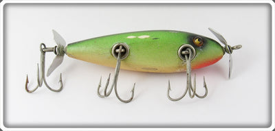 Vintage Creek Chub Fireplug Injured Minnow Lure