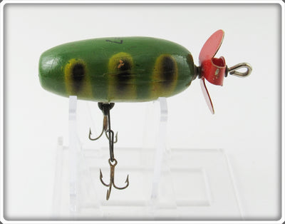 Vintage Helin Frog Spot Fishcake Lure