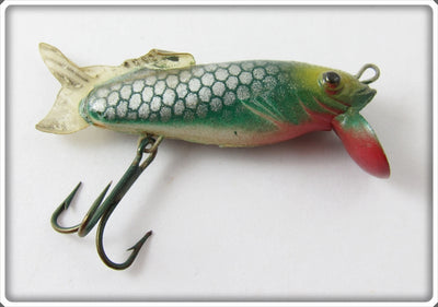 Vintage Naturalure Green Silver Scale Fly Rod Strikee Lure