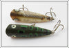 Heddon Silver Flitter & Bullfrog Tiny Chugger Pair