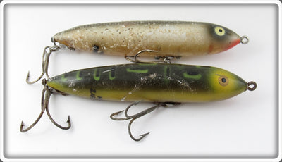 Heddon Silver Flitter & Bullfrog Zara Spook Lure Pair