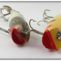 Creek Chub Yellow Spotted & Silver Flash Darter Pair
