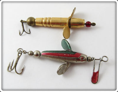 Vintage Erne St Claire & Unknown Fly Rod Lure Pair