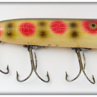 Vintage Heddon Strawberry Spotted Basser Lure