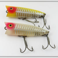 Heddon Yellow Shore & White Shore Chugger Spook Pair