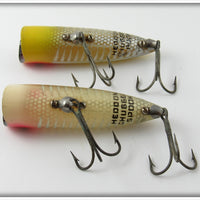 Heddon Yellow Shore & White Shore Chugger Spook Pair