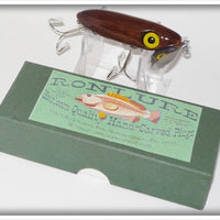 Ron Lure Heirloom Quality Hand Carved Plugs Jitterbug Type In Box