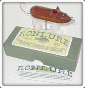 Ron Lure Heirloom Quality Handcarved Fishing Lure Mouse In Box