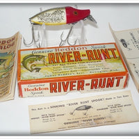 Heddon Red Head Flitter River Runt In Correct Box