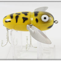 Vintage Heddon Yellow Coachdog Crazy Crawler Lure 